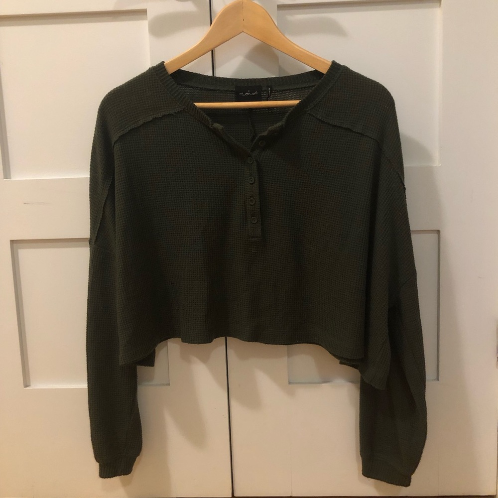 Urban outfitters woven longsleeve